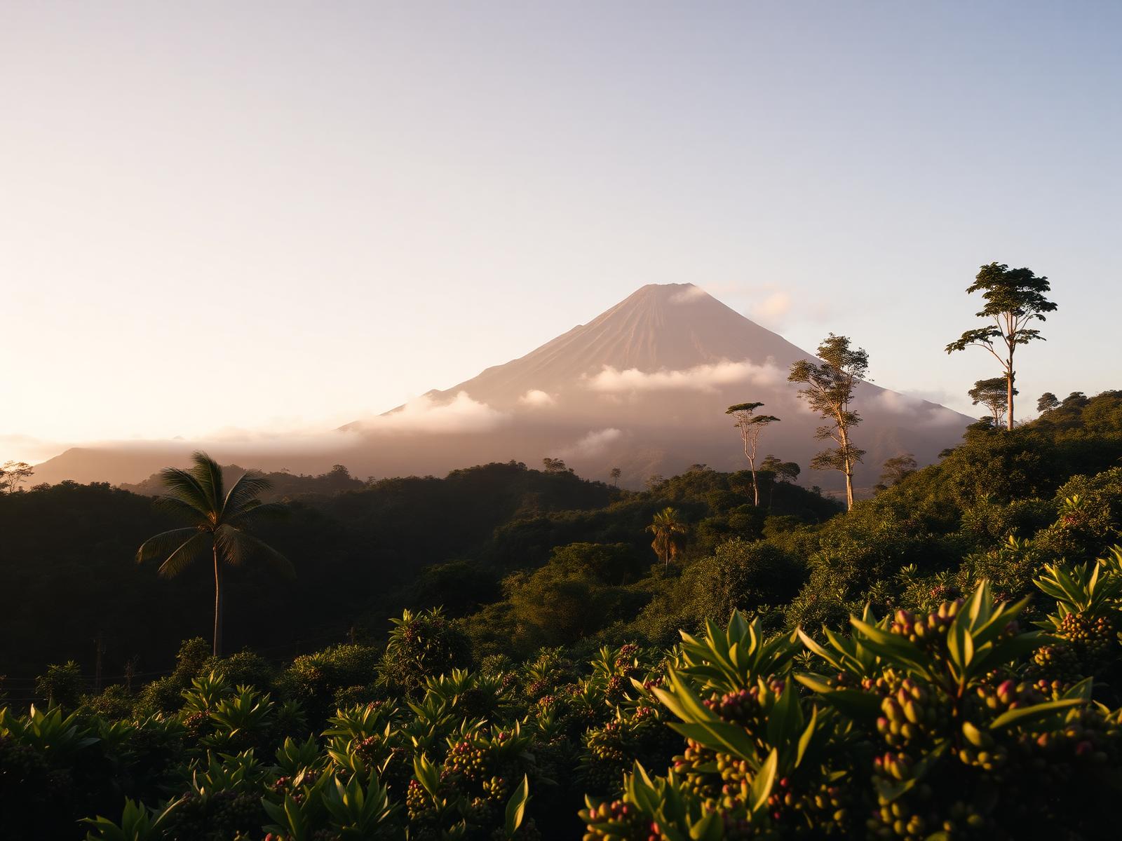 Under the Antigua volcano